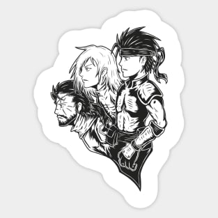 NOMURA SNAKES lines Sticker